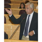 Javier Arenas, durante una intervención parlamentaria.