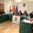 Un momento del Pleno del Consejo Comarcal de ayer. DL