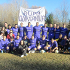 Formación del equipo del Quintanilla que milita en la Primera División de la Liga de la Amistad.