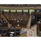 Mariano Rajoy, durante una comparecencia en el Congreso de los Diputados. EMILIO NARANJO