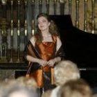 Imagen de archivo de la contralto Pilar Vázquez en un concierto que ofreció en León