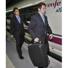 Tamudo sube al AVE hacia Madrid