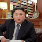 Kim Jong-un, antes del discurso de Año Nuevo del 2019. /