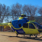 Helicóptero medicalizado de Sacyl. DL