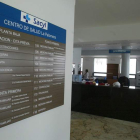 Interior del centro de salud de La Palomera, en León.
