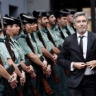 El ministro Marlaska en los actos del 30 aniversario del ingreso de la mujer en la Guardia Civil. MARISCAL