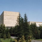 Exterios de la central nuclear de Santa María de Garoña, en el norte de la provincia de Burgos.