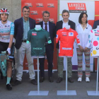 El Eneicat fue una de las escuadras protagonistas en la presentación de los maillots de la Vuelta. UNIPUBLIC