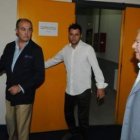 Vega, a la izquierda, y Cueto, a la derecha, pretenden un convenio con los clubes leoneses.