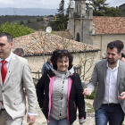 Tudanca ayer, en las fiestas de la Tabera, en Briviesca. RICARDO ORDÓÑEZ