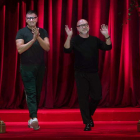 Los diseñadores italianos Domenico Dolce y Stefano Gabbana, tras la presentación de su nueva colección en la Semana de la Moda de Milán.