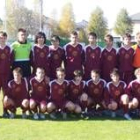 Formación de la selección de León sub-15 que inició el campeonato