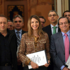 Alicia García preside la firma del Consejo Autonómico de Turismo que tuvo lugar ayer.