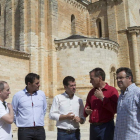 Tudanca, ayer, durante su visita a Toro.