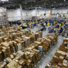 Nave de la empresa Amazon en la localidad madrileña de San Fernando de Henares.
