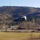 Un helicóptero de la Guardia Civil participó ayer en la búsqueda