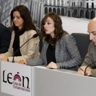 La portavoz del grupo municipal de Ciudadanos, Gemma Villarroel, presenta las enmiendas al presupuesto del Ayuntamiento de León