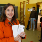 Gemma Villarroel, líder de Cs y número dos de la lista enLeón, se queda fuera del Ayuntamiento. FERNANDO OTERO