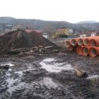 El concejal de Obras visitó ayer el inicio de las obras del nuevo parque de ocio que se ubicará en L
