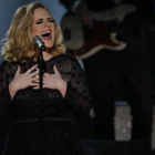 La cantante Adele, en uno de sus conciertos.