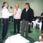 Un momento de la celebración del taller en el polideportivo