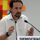 El secretario general de Podemos, Pablo Iglesias. ZIPI