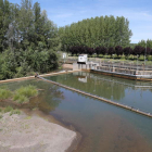 Imagen de archivo del azul del río Boeza en Bembibre. L. DE LA MATA