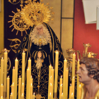 La Virgen de la Soledad, en la procesión del año pasado.