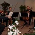 Un momento de la actuación del cuarteto en Veguellina de Órbigo
