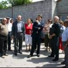 El alcalde evaluó ayer, acompañado por numerosos vecinos, las necesidades urbanísticas de La Martina
