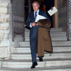 Evaristo del Canto, a su salida del Consejo de Administración de Caja España-Duero
