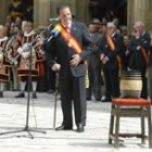 El alcalde de León Mario Amilivia, durante el tradicional encuentro