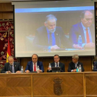 Un momento de la inauguración ayer del Congreso de Sanidad y Bienestar Animal. MIGUEL