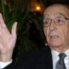 El escritor portugués José Saramago visitó la ciudad de Barcelona