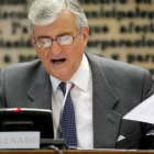 El fiscal general del Estado, Eduardo Torres-Dulce, durante una comparecencia en el Senado, el pasado abril.