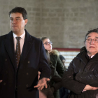 El consejero de la Presidencia y el alcalde de Villalar.