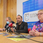 Raimundo Martin y Felipe Álvarez intervinieron en la rueda de prensa. ANA F. BARREDO