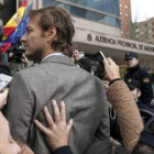 El portavoz de la Usca, César Cabo, a su llegada a la Audiencia Provincial de Madrid.