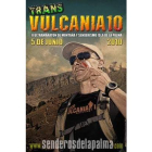 Cartel anunciador de la Trnsvulcania con Salva como modelo