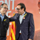 Jordi Turull y Josep Rull han  manifestado tristeza por los que han quedado en la cárcel.