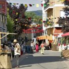 Imagen de la feria medieval de Vega de Espinareda celebrada este sábado.
