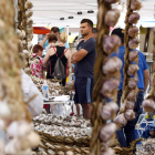 Feria del ajo en Veguellina. MARCIANO PÉREZ