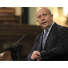 El ministro de Educación, José Ignacio Wert, durante una comparecencia en el Congreso.