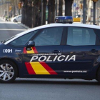 Un coche patrulla de la Policía Nacional.