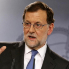 El presidente del Gobierno, Mariano Rajoy