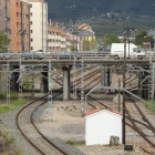 Entrada ferroviaria a la estación de Ponferrada. L. DE LA MATA