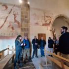 Pinturas murales de la iglesia de San Vicente, en Torre de Babia. JCYL