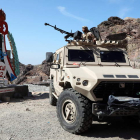 Tropas en un control militar del sur de Yemen. NAJEEB ALMAHBOOBI