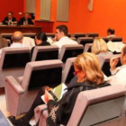 Un momento de la asamblea de Gersul celebrada ayer en el Edificio Fierro.