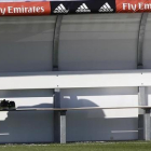 Zidane, durante un entrenamiento con el Madrid.